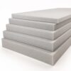 Láminas de espuma de poliuretano flexible disponibles en diferentes densidades para aplicaciones industriales, acústicas, de empaque y manufactura.